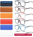 Bloexclu 6 Pack Reading Glasses For Men Sports Style Blue Light Blocking Readers. Fixed Price $24.42.