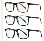 Design Optics Foster Grant #815 Classic Plastic Square Reading Glasses 3PK +1.75. Fixed Price $9.99.