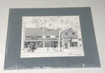 Vintage Jerry Foster Print Chapel Hill Nc Franklin Street The Cave 106/500 Nos. Fixed Price $49.99.