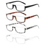 Henotin 4 Pair Reading Glasses For Women Readers Half Moon Frame Blue Light. Fixed Price $21.67.