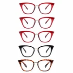 Eye Zoom 5 Pack Ladies Big Frame Cat Style Reading Glasses For Women. Fixed Price $19.99.