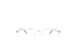 Insight 1003 C01 Silver Rectangle Eyeglasses Frames 56-17-150. Fixed Price $99.95.