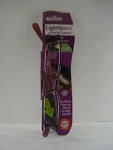 Lightspecs By Foster Grant Lighted Reading Glasses +1.50 Pink With Black Spots. Fixed Price $12.50.