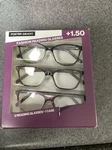 Design Optics By Fg Women's Full Frame Reading Glasses Kiersey -3 Pk +1.50 M32B. Fixed Price $11.99.