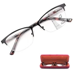 Missfive Premium Progressive Multifocus Reading Glasses Women + Case, Blue Light. Fixed Price $45.35.