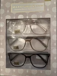 Max Studio Butterfly Frame Reading Glasses 3 Pack, Pink, Taupe Black +2.00. Fixed Price $28.00.