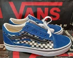 Vans Kids 3 Old Skool Reflective Checkerboard Flame Blue/true White VN0005WV7WM. Fixed Price $44.99.