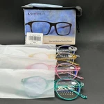 Videbla +1.25 Reading Glasses Blue Light Tech (4) Pair Nwot 1-POUCH 1-CLOTH. Fixed Price $14.95.