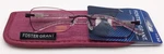 Foster Grant Women's Daniella Rimless Readers With Case +1.50 Transparent Purple. Fixed Price $13.95.