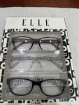 3 Pack Elle +2.00 Premium Reading Glasses Multi-color Designer Readers New. Fixed Price $27.99.