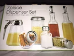 Holiday Dispenser Kole OD440 Set, Regular 7GLASSPIECES Asst.. Fixed Price $32.98.