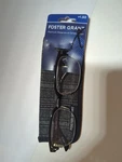 Foster Grant Warwick Reading Glasses +1.50 Black Frames. Fixed Price $16.64.