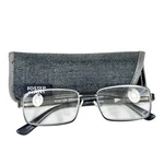 Foster Grant Knox +3.25 Black Reading Glasses TG1016 Gun 54 17 135 Case. Fixed Price $14.99.