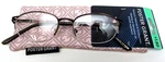 Foster Grant Reading Glasses With Case FGLR2102 Tau 53/16-135 +1.50. Fixed Price $16.99.
