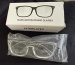 Nzknp Light For Woman Men,blue Blocking Glasses,clear. Fixed Price $10.00.
