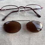 Vintage Loretta Win Fdg With Clip On Sunglasses- CT0412. +1.50 Frames. Fixed Price $16.99.