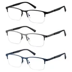 Kafirlo 3-PACK Men's Blue Light Blocking Half Frame Reading Glasses. Fixed Price $35.98.