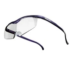Hazuki Glasses Loupe Large 1.32 Times Magnifier Clear Lens Purple W/tracking. Fixed Price $62.48.