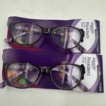 2 Equate Heather Purple Readers W Case +1.00 Reading Glasses 50 17-136, O53741. Fixed Price $14.49.