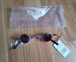 Eason Sunglasses Round Lenses Metal Gold Frame Tinted Steampunk New Nip. Fixed Price $12.99.