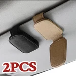 2X Magnetic Leather Sunglasses Holder For Car Visor Eyeglass Hanger Clip Usa. Fixed Price $6.49.