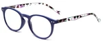Calabria MDR8003 Round Reading Glasses +4.50 Navy Blue Women Single Power Reader. Fixed Price $13.20.
