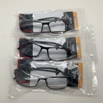 "3 Pair" Tech By Foster Grant Beck Blk +2.00 Readers Men's Reading Glasses. Fixed Price $24.95.