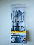 Fgx Reading Glasses "jacob" Gunmetal 3 Pack Cvs Health +1.25. Fixed Price $14.99.