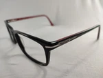 Hackett London Hek 1130 01 Black Red Rectangular Eyeglass Frames 58-18-150. Fixed Price $58.66.
