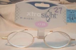 Xtra Sight By Magnivision Reading Glasses +3.25 #27. Fixed Price $11.99.
