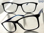 Classy Contemporary Modern Reading Eye Glasses Readers Large Black Frame +2.00. Fixed Price $13.94.