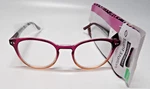 +1.50 Reading Glasses Foster Grant Sight Station With Case Pink Orange Ombre New. Fixed Price $6.00.