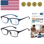 Cara 2 Pack Progressive Multifocus Reading Glasses, Lightweight TR90 Frame A.... Fixed Price $41.99.