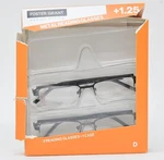 Design Optics Foster Grant Lyden Semi-rimless Rectangular Reading Pack +1.25. Fixed Price $14.95.