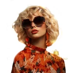 Trina Turk Women Oversized Octagon Sunglasses Tortoise Frame Gradient Lenses. Fixed Price $35.00.