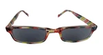 Women's Plastic Rainbow Reader Sunglass Glasses +1.50 Strength W/cloth Case -new. Fixed Price $7.95.