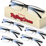 Gaoye 6 Pack Executive Style Reading Glasses Men - Durable Readers With Black. Fixed Price $28.22.