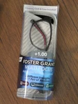 Foster Grant Multi Focus +1.00 Zera Black/red Frame Reading Glasses New. Fixed Price $20.21.