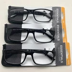 "3 Pair" Essentials By Foster Grant Dan Blk +2.00 Reading Glasses Readers. Fixed Price $21.95.