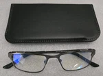 Foster Grant E-reader Reading Glasses +2.00 Samson Gun 52 17-140 Blue Light Blo. Fixed Price $18.88.