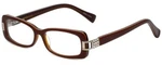 Calabria Designer Multi-focus Lens Blue Light Glasses 853 Cocoa Ladies Oval 56MM. Fixed Price $79.95.