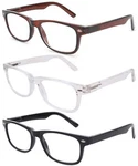 Classic Reading Glasses Women Spring Hinged Simple Rectangular Retro Reader. Fixed Price $24.95.