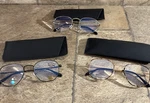 Doovic 3 Pack +1.25 Blue Light Blocking Reading Glasses With Pouches New Unisex. Fixed Price $14.99.