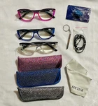 3-PACK Trendy Cat Reading Glasses +3.50 Set Anti Eyestrain Uv Glare Protect. Fixed Price $17.99.