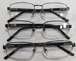 Design Optics By Foster Grant Semi Rimless Metal Reading Glasses +1.25 #3400. Fixed Price $11.55.