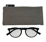 Peepers Rumor Blue Light Reading Glasses +2.00 Black Round Oval Readers. Fixed Price $22.95.