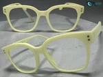 Oversized Classy Vintage Retro Reading Eye Glasses Readers Big Cream Frame +2.75. Fixed Price $12.96.