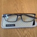 Foster Grant Ironman IM2003 Gray Reading Glasses 2.25 Silver Sleeve Case. Fixed Price $10.80.