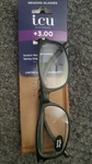 Icu Eyewear Henderson Black Reading Glasses Readers With Case +3.00. Fixed Price $9.99.