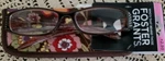 Foster Grant +2.50 Brown Frame Reading Glasses Ashley PL1113 R6. Fixed Price $32.11.